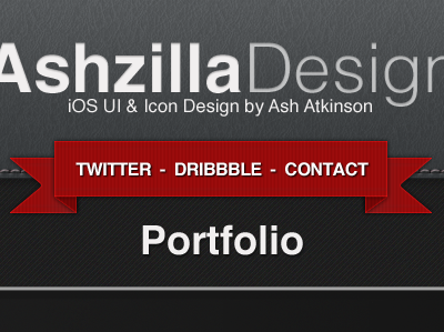 New Portfolio Design design portfolio iphone ipad work job