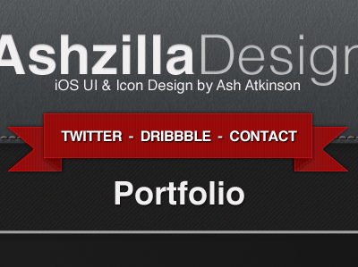 New Portfolio Design design ipad iphone job portfolio work