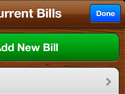 Billy UI Update bills billy design iphone texture ui wood