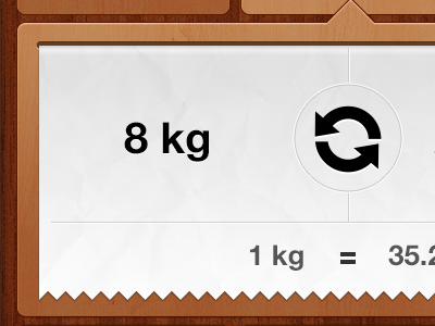 Sous Chef - Unit Conversion for the Kitchen ios iphone ui chef kitchen unit conversion