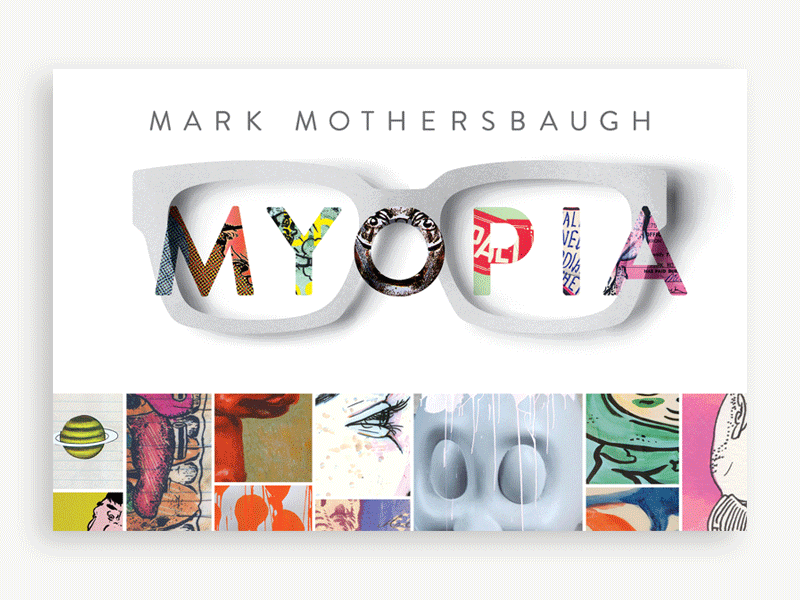 Mothersbaugh Postcard exhibition museum postcard print design