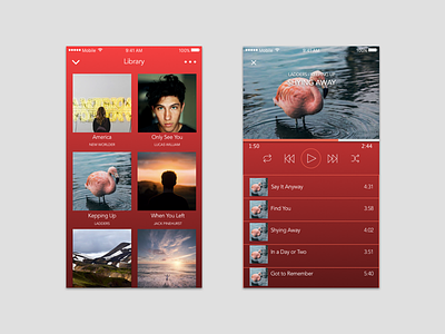 Music Player album daily ui music play player song