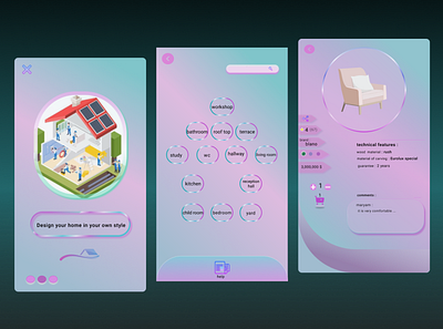 home design app design ui