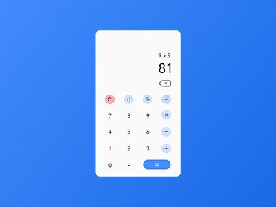 Calculator - Daily UI #04 calculator daily ui design ui