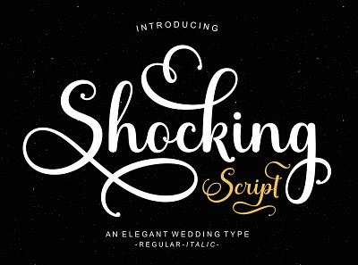 Shocking Script branding graphic design logo motion graphics
