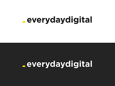 Everydaydigital branding everyday logo typography