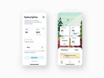 Bible Meditation App - Test by Kim Pensona on Dribbble