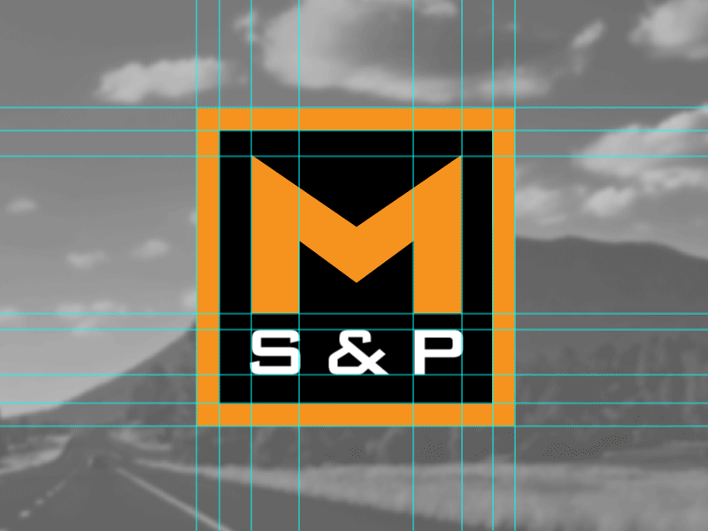 Logo Structure for Asphalt Company animation gif process typography