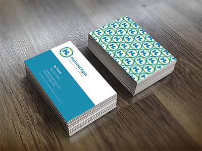 HumanaLingua Business Cards branding business card logo