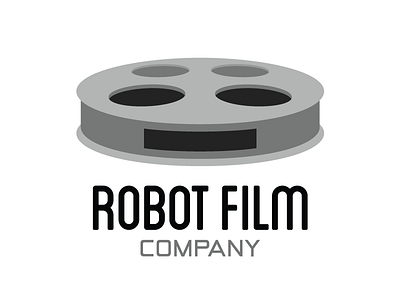 Robot Film Company Logo concept film logo robot