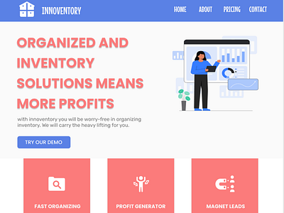 Innoventory Landing Page Sneak Preview