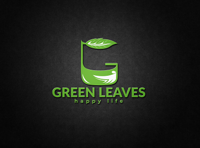GREEN LEAVES Logo brand logo branding design eco logo graphic design leaves logo logo logo d logo design logo designer minimal logo modern logo natural logo welfare logo