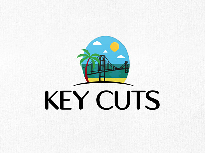 KEY CUTS Logo beach logo brand logo branding business logo graphic design logo logo design logo designer minimal logo modern logo professional logo saloon logo