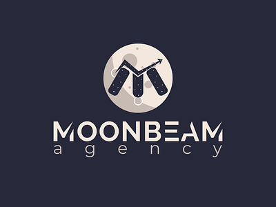 MOONBEAM agency logo agency logo brad logo business logo design logo logo design logo designer modern logo moonlogo professional logo