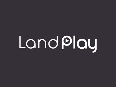 LandPlay Flat/Minimalist Logo