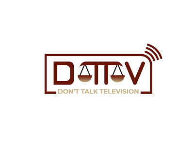 DTTV- A television logo