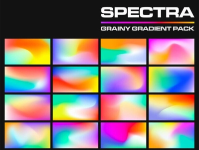 Grainy Gradient Pack – 20 Pieces assets design gradient graphic design mockup psd vector