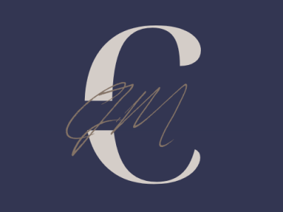 CJM Designs Logo branding graphic design logo typography
