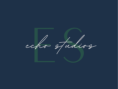 Echo Studios Logo branding graphic design logo typography