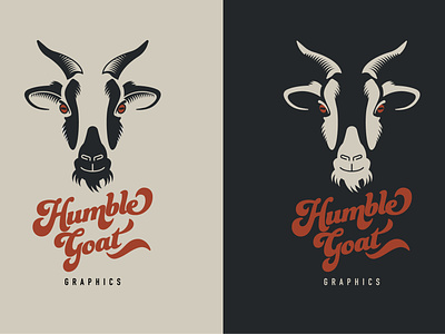 Humble Goat Graphics branding design goat icon illustration logo vector