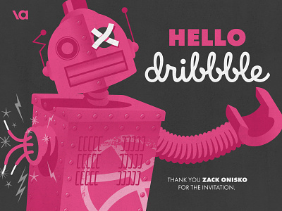 Dribbble Debut debut design illustration vector