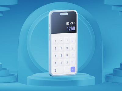 Calculator Version 2 calculator concept daily ui design illustration ui