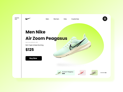 NIKE Product Customization Page