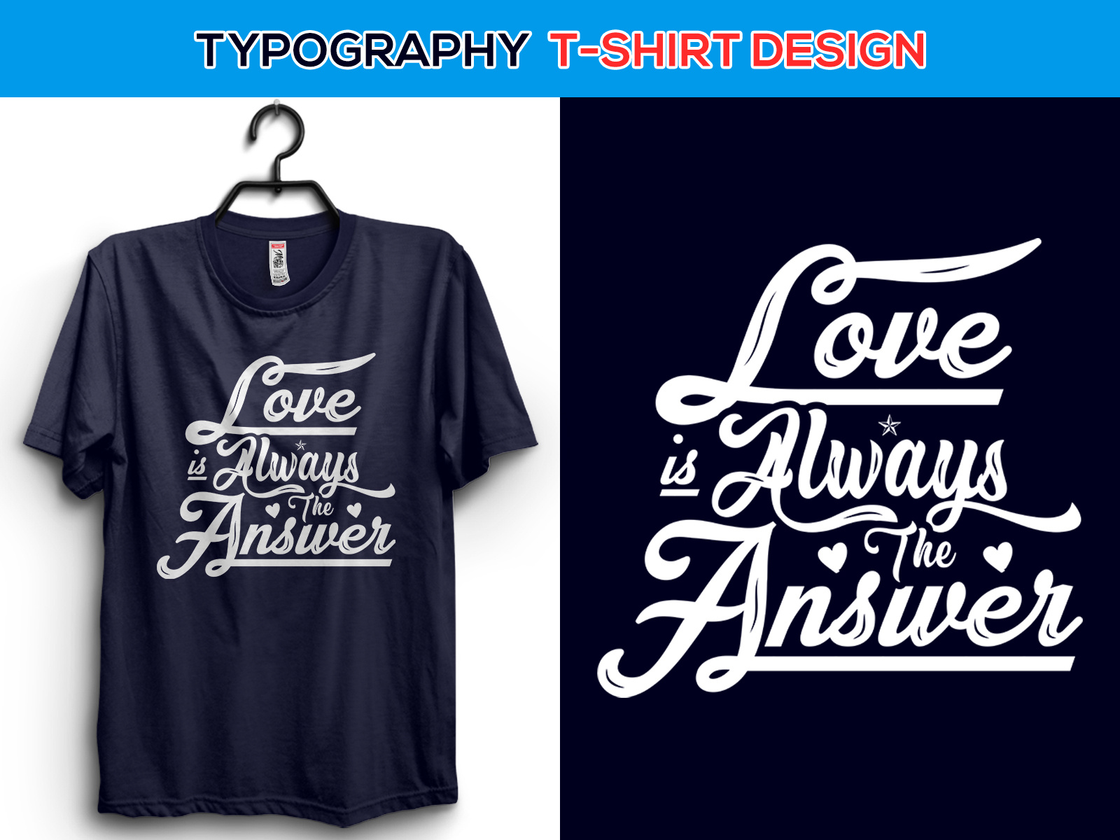 typography tshirt design