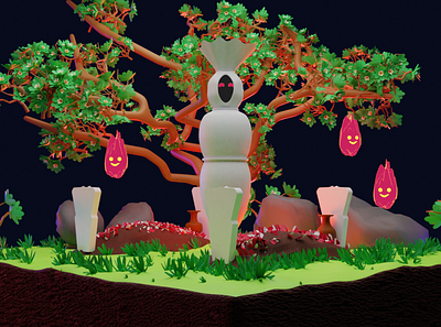 Graveyard 3d models 3d animation graphic design motion graphics