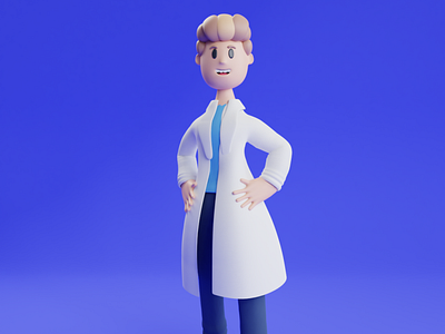 Doctors 3d models 3d animation branding design graphic design illustration logo motion graphics ui vector