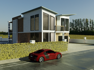 House modern 3d