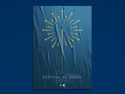 Festival de Luces - Villa de Leyva cartel design graphic design typography