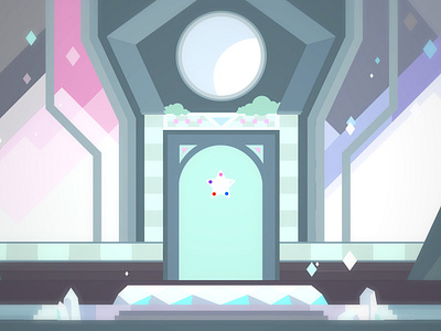 Gem temple door illustration illustrator steven universe temple door