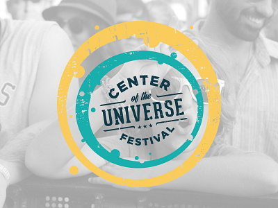 Center of the Universe Festival branding center festival july logo music oklahoma ring summer tulsa universe walsh