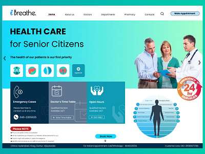 Hospital Website Design