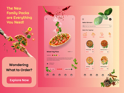 Pizza Delivery App Design appdesign branding design designer designwebdesign foodapp foodappdesign fooddelivery illustration logo pizza pizzaapp pizzaappdesign productdesign ui uiux ux webdesign