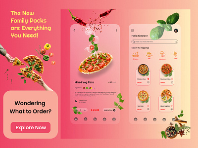 Pizza Delivery App Design