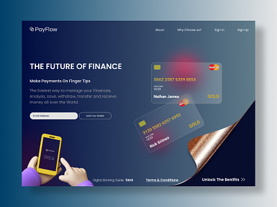 Online Wallet Web Design