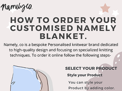 How to Order Customized Baby Blanket