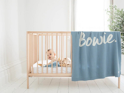 Personalized Kids | Custom Rib Name Cot Blanket Australia