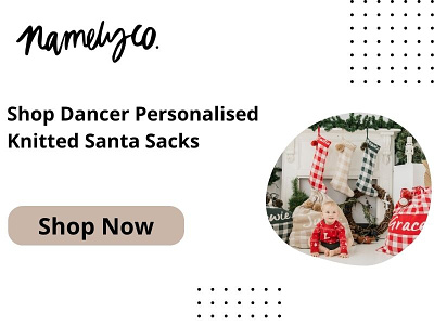 Shop !! Now Personalised Knitted Santa Sacks baby beanies australia baby blankets baby cot blankets baby pillowcases for sale buy baby cot knitted cushion personalised santa sacks