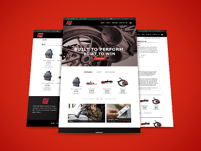 Web Design for Exhaust company