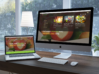 Homepage design for nutrition website homepage menu design nutrition web design