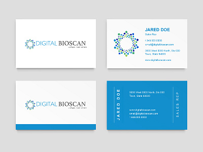 Business Card Design Medical Sales Rep