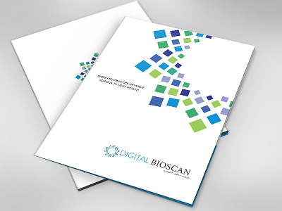 Folder Design for Medical Company folder graphic design print design