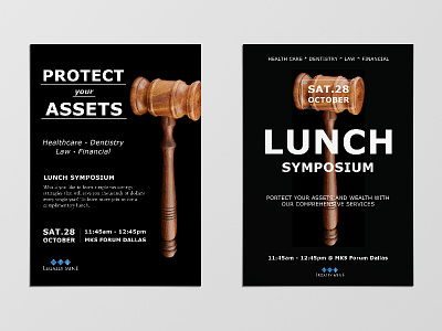 Flyer Designs for Lunch Symposium Event event flyer flyer flyer design graphic design print design printed flyer symposium