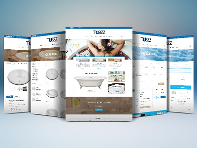 Website Redesign for Tubs Client ecommerce ecommerce design tubs web design website redesign
