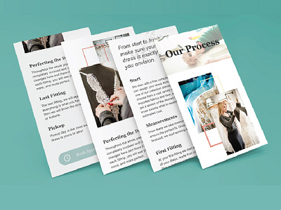 Wedding Designer Process Mobile Page