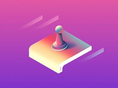 Lucky move brazil chess colors gradient illustration