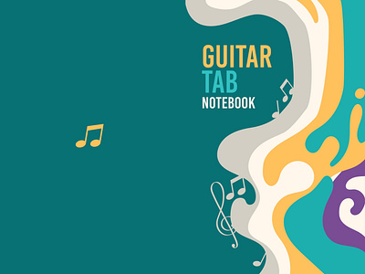 Guitar Tab Notebook graphic design